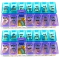 thumbnail image 1 of MEDca Twice-a-Day Pill Organizer Weekly, Multicolor, 2 Pack, 1 of 10