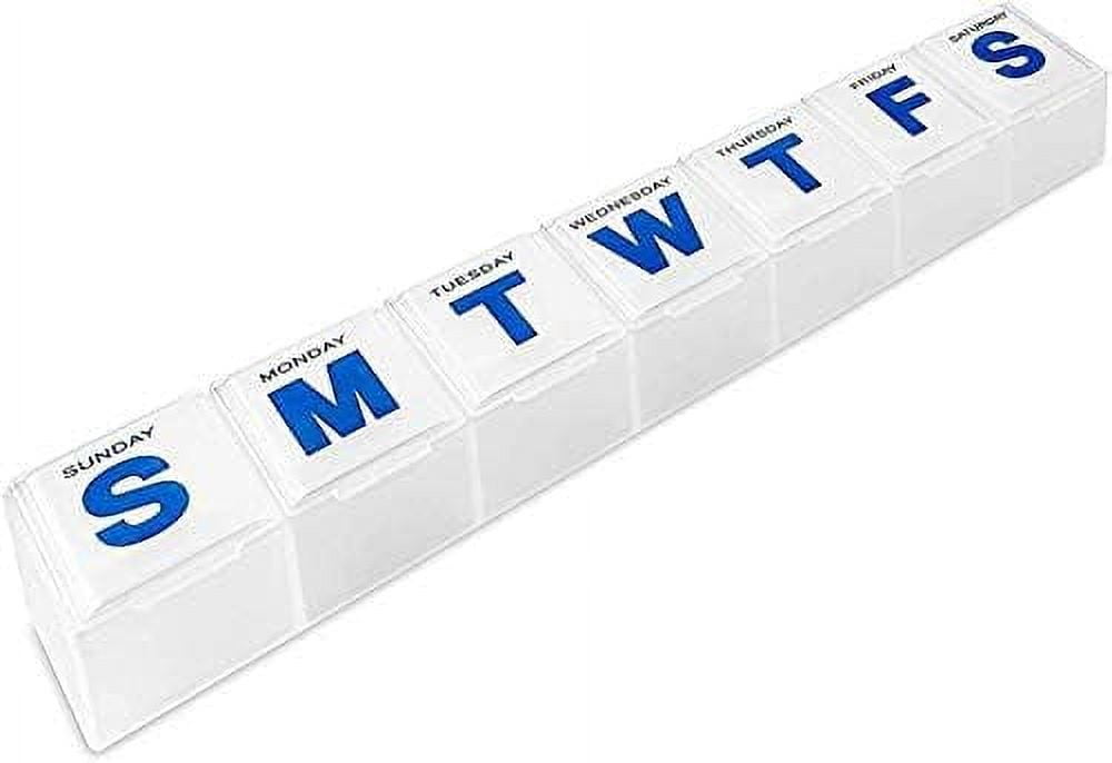 MEDca Weekly Pill Organizer Extra Large Pill, Medicine, Vitamin Organizer by MEDca