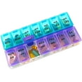 thumbnail image 1 of MEDca Weekly Pill Organizer, Twice-a-Day, 1 Pill Organizer, Plastic - Multicolor, 1 of 10