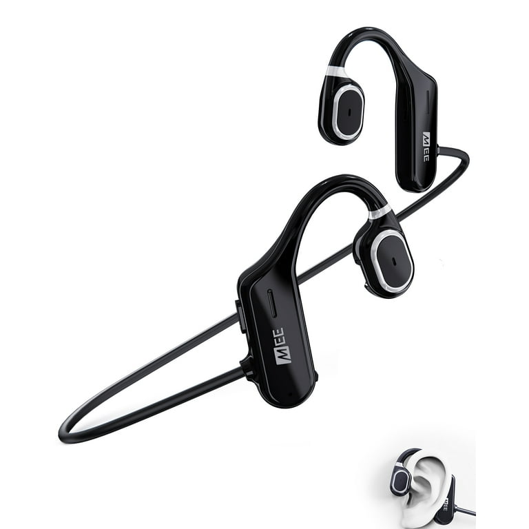 MEE audio AirHooks Open Ear Headphones Headset Non Isolating Design for Safer Workouts and Running