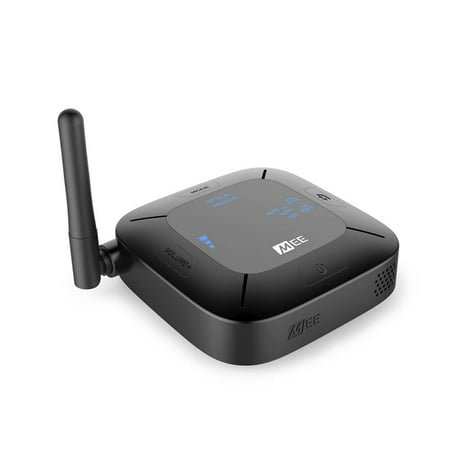 MEE audio - Connect Hub TV Bluetooth Audio Transmitter and Receiver for Headphones and Speakers - Black
