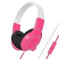thumbnail image 1 of MEE audio KidJamz 3 Kids Safe Listening Headphones with Volume Limiter & Built-in Microphone, Adjustable On-Ear Headset w/ 3.5mm Jack & Tangle-Free Cord for Online Learning/School/Travel/Tablet（Pink）, 1 of 8