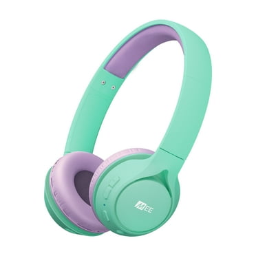 MEE audio KidJamz KJ45BT Kids Bluetooth Headphones Safe Listening for Girls, Boys, Children with 85dB Volume-Limiting,  Wireless Headphones for School, Tablet (Mint)