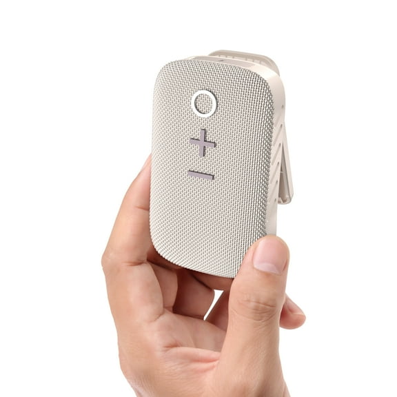 MEE audio goSPKR Wearable Bluetooth Wireless Clip-On Speaker with Speakerphone (Beige)