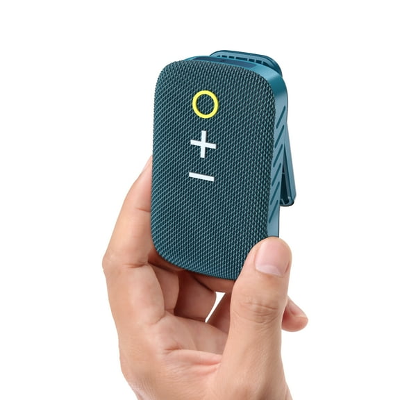 MEE audio goSPKR Wearable Bluetooth Wireless Clip-On Speaker with Speakerphone (Blue)