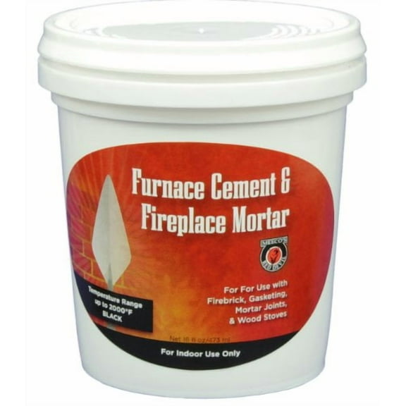 MEECO'S RED DEVIL 1353 Furnace Cement and Fireplace Mortar