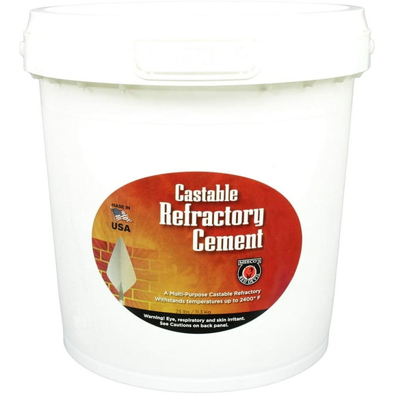 Meecos 4031701 0.25 in. Red Devil Refractory Cement