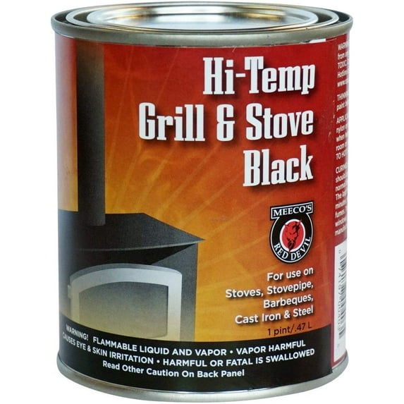 MEECO'S RED DEVIL 403 Hi-Temp Grill and Stove, Black