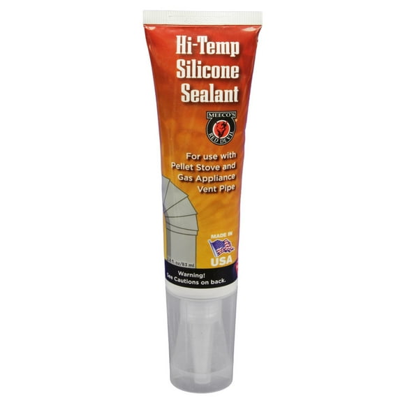 MEECO'S RED DEVIL 600B Silicone Sealant, Black