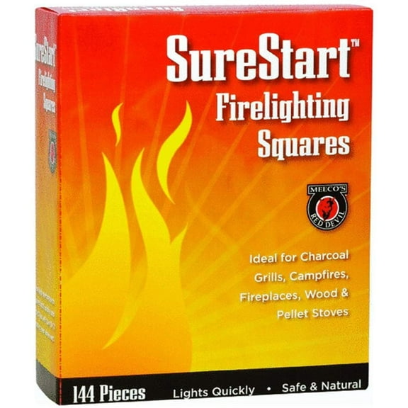 MEECO'S RED DEVIL SureStart Fire Starter Squares (2)