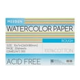 thumbnail image 1 of MEEDEN 10" x 7" Watercolor Paper Block, 100% Cotton Watercolor Paper Pad, Rough Grain, 20 Sheets, 140lb/300gsm, Acid-Free Art Paper for Watercolor, Gouache, Ink and More, 1 of 5