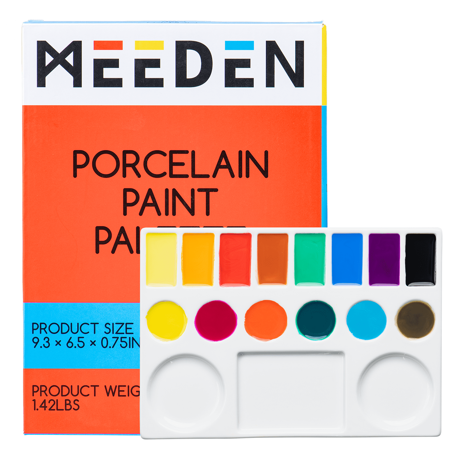 Mijello Fusion Watercolor Palette With 24 Deep Wells - Sealed Lid, Portable For Artists