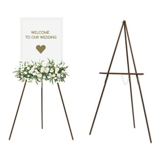 60 Wooden Floor Easel With Adjustable Shelf Wedding Art -   Diy wedding  decorations, Diy wedding easel, Rustic wedding signs