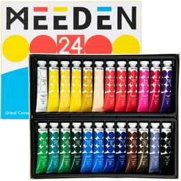 HIMI Gouache Paint Set, 50 colors(14Colors*60ml & 36Colors*30ml) with a  Portable Carrying Case, Jelly Cup Design, Non-Toxic, Guache Paint for  Canvas