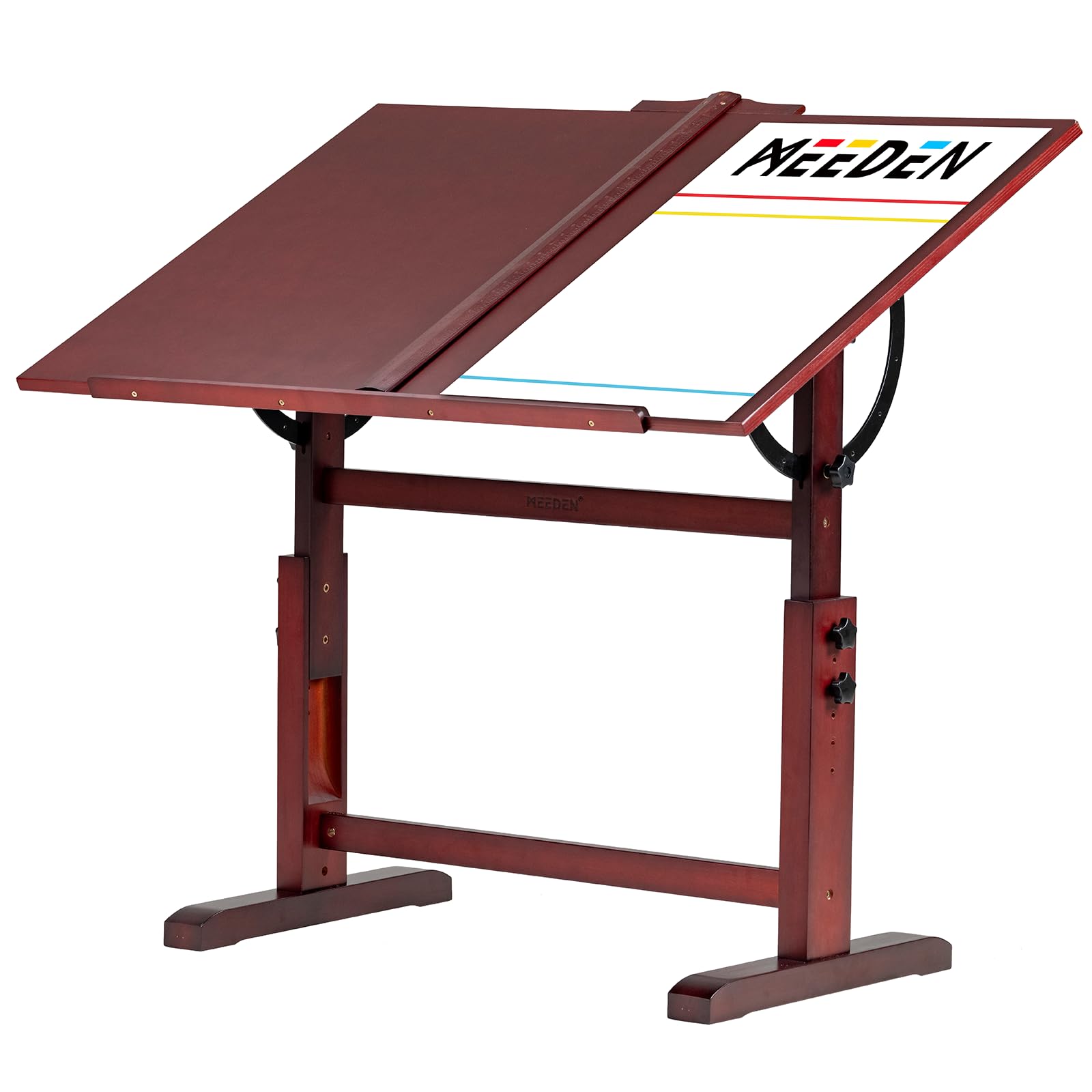 Alvin Art and Drawing Table Cherry Melamine Top 30" x 42"