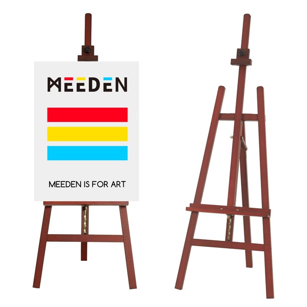 MEEDEN Wood Large Easel Stand for Painting Canvas, Solid Beechwood