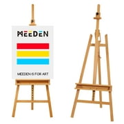 MEEDEN Wooden Easel Stand for Painting, Studio Easel with Artist Tray, Beech Wood Art Easel for Adults, Holds Canvas up to 48"