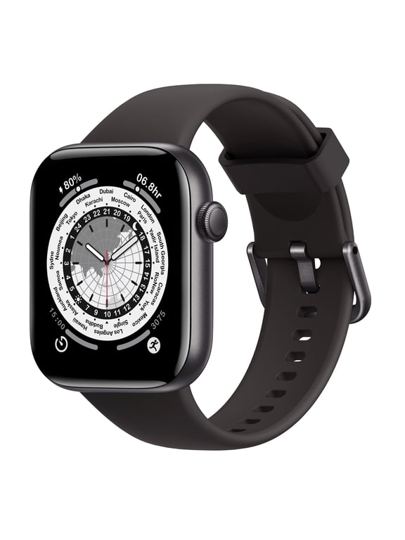 Smart Watch for Men Women, Activity Tracker with Intelligent Reminders and Phone Calls, 1.83" Full Touch Screen Smartwatch with 140+ Sports Modes for Android and iOS, Black