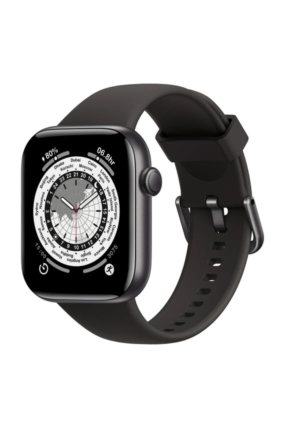 Smart Watch for Men Women, Activity Tracker with Intelligent Reminders and Phone Calls, 1.83" Full Touch Screen Smartwatch with 140+ Sports Modes for Android and iOS, Black