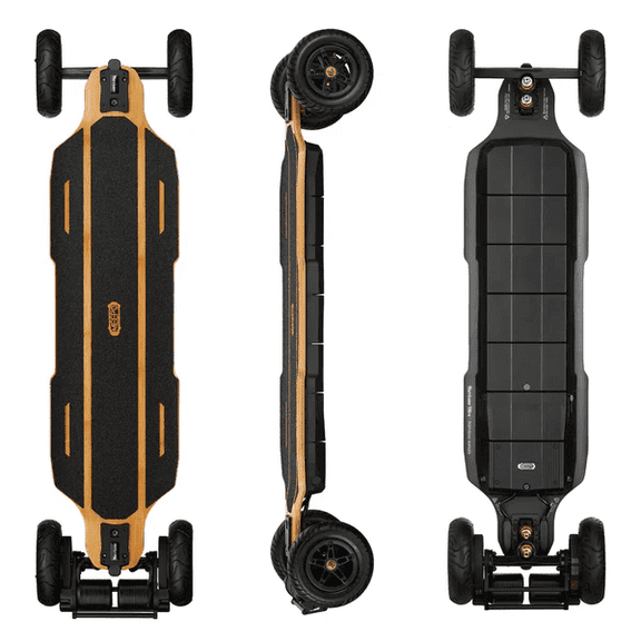 MEEPO Bamboo Series Off-Road All Terrain Electric Skateboard, Ultra-Long 20-31 Miles Range Mountain Board,Professional for Adult Riders