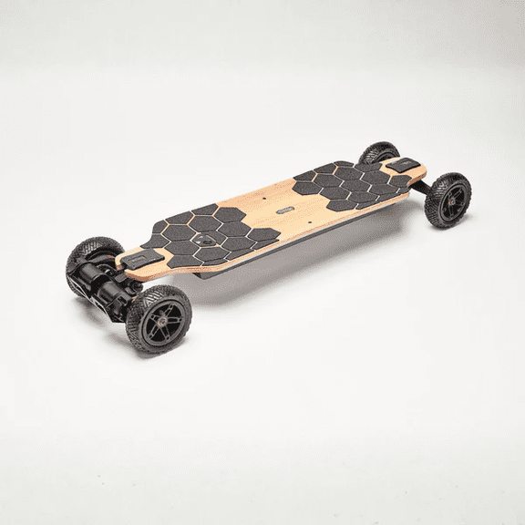 MEEPO Bamboo Series Off-Road All Terrain Electric Skateboard, Ultra-Long 20-31 Miles Range Mountain Board, Highest 28-32 MPH Top Speed, Professional for Adult Riders