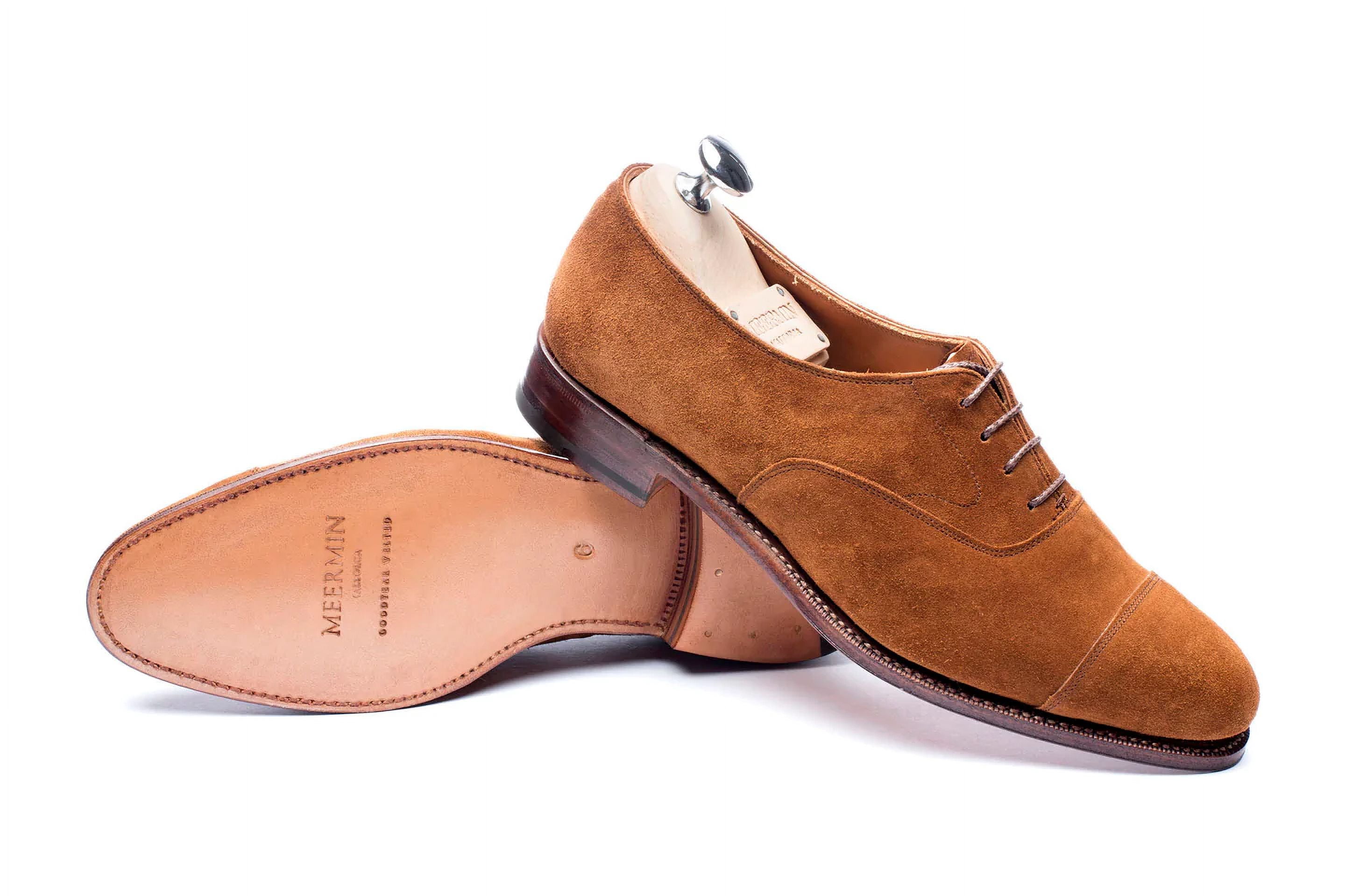 Meermin Oxfords Size 7.5 BRAND NEW 101198 - BROWN SUEDE - E – Meermin Shoes - Europe main image 4
