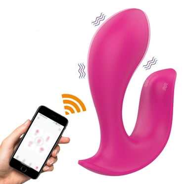 MEESE Vibrating Panties Wireless App Control Vibrator, Wearable Butterfly Vibrator with 12 Vibration Modes, Adult Sex Toys for Women and Couples