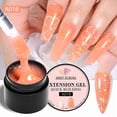 thumbnail image 1 of MEET ACROSS 10ml Clear Solid Nail Tips Gel Non Stick Hand Nail Art Semi Permanent Extension Carving Flower UV Nail Gel Polish, 1 of 10