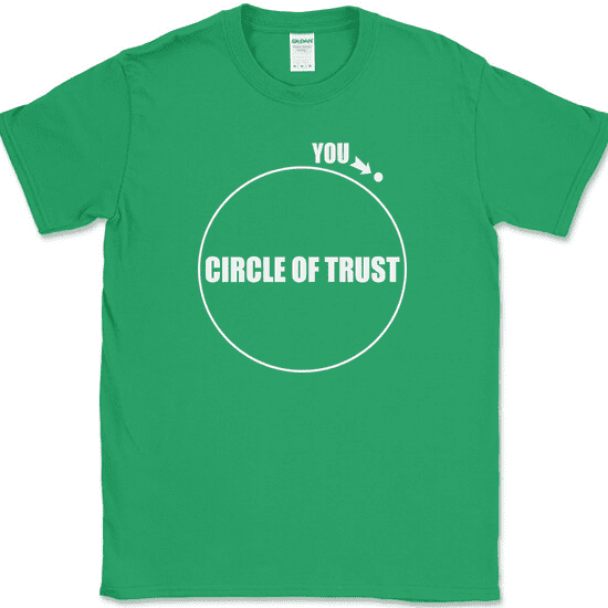 MEET THE PARENTS CIRCLE OF TRUST T-Shirt Funny Humor Movie Novelty Tee - Green, XL