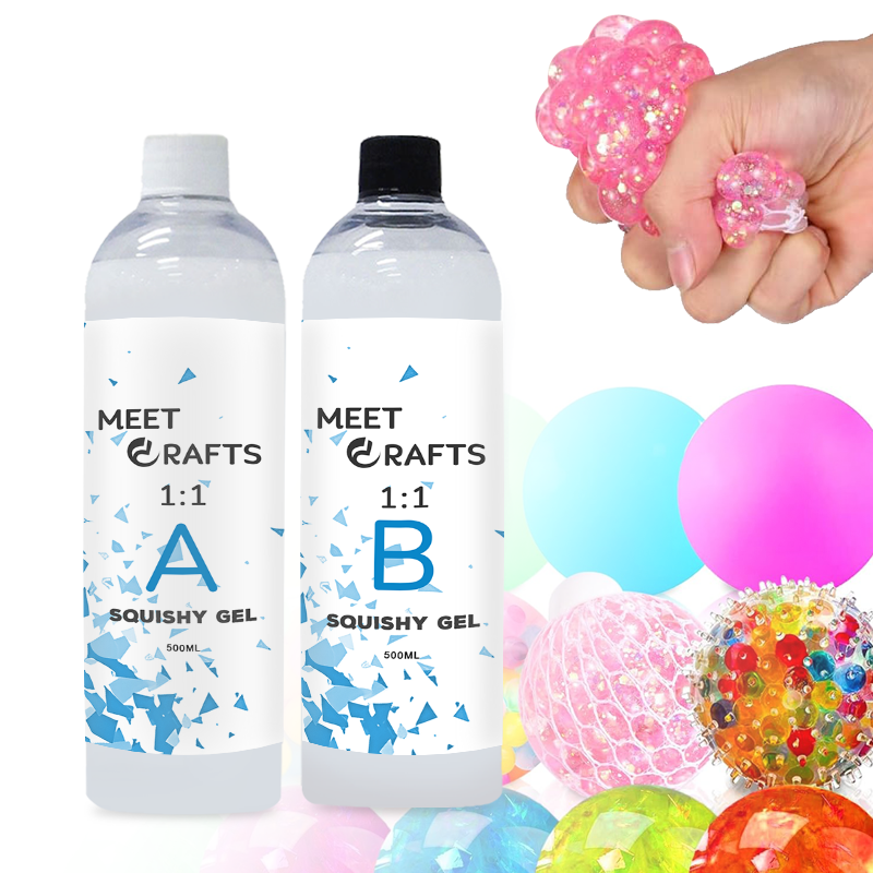 MEETCRAFTS  1:1 Liquid Silicone Mold Making Kit for Casting 3D Food Molds, Resin Mould-32 oz