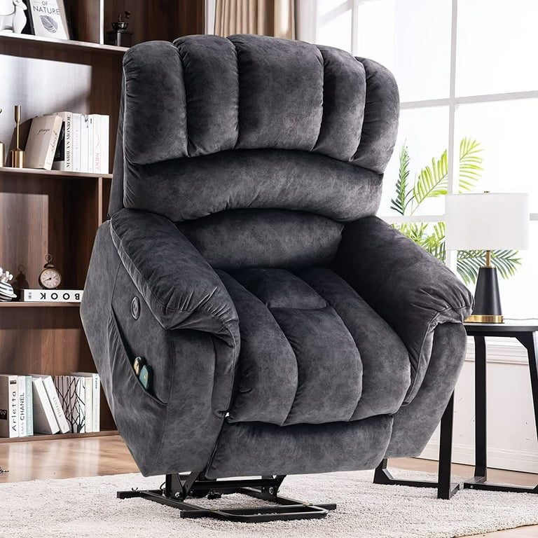 MEETWARM Large Power Lift Electric Recliner Chair with Massage and