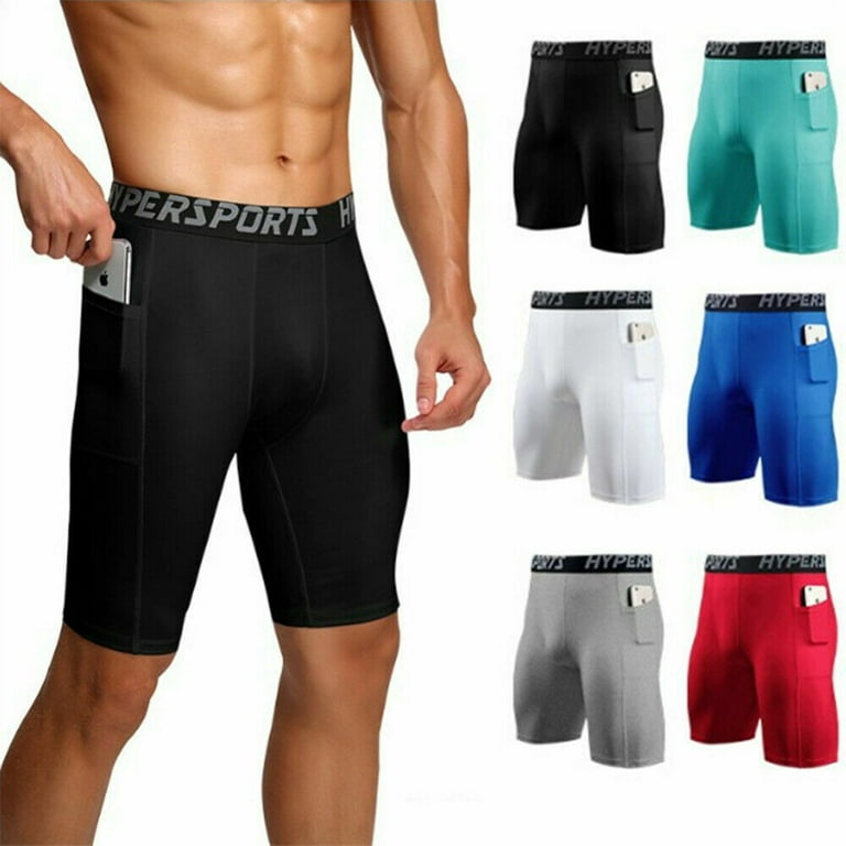 MEETYOO Sport Men s and Big Men s Performance Compression Shorts Plus Size Athletic Training Workout Running Shorts up to 3XL