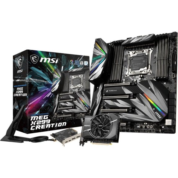 MEG X299 CREATION Desktop Motherboard - AMD X299 Chipset - Socket R4 LGA-2066