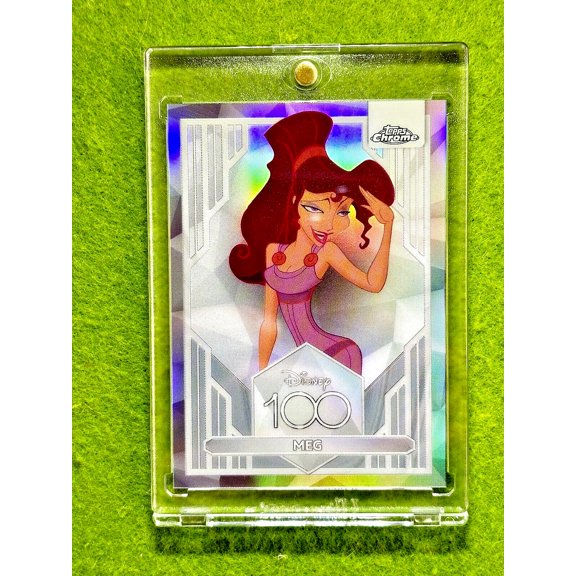 Disney 100 MEG from HERCULES REFRACTOR Card SP 2023 Topps Chrome Megara