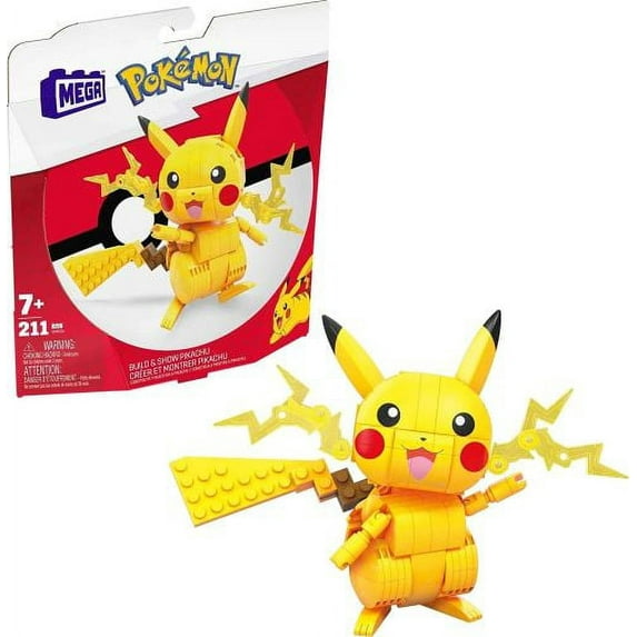 MEGA BLOCKS Pikachu Pokeman Building Set