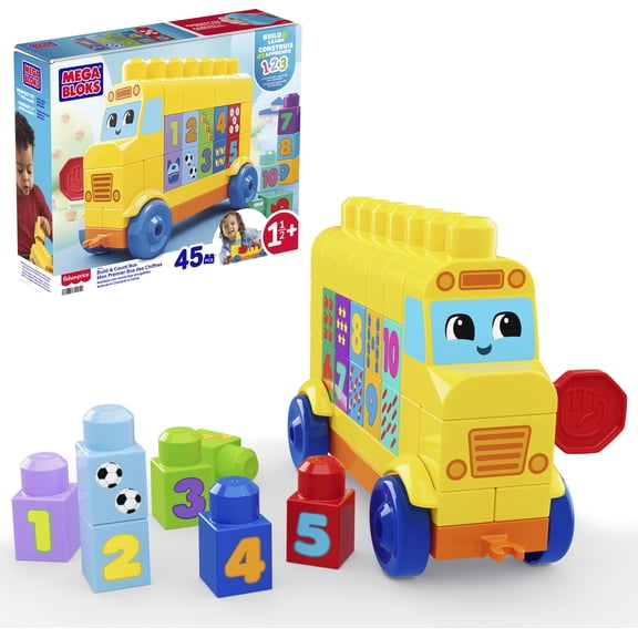 MEGA BLOKS - Build & Count Bus
