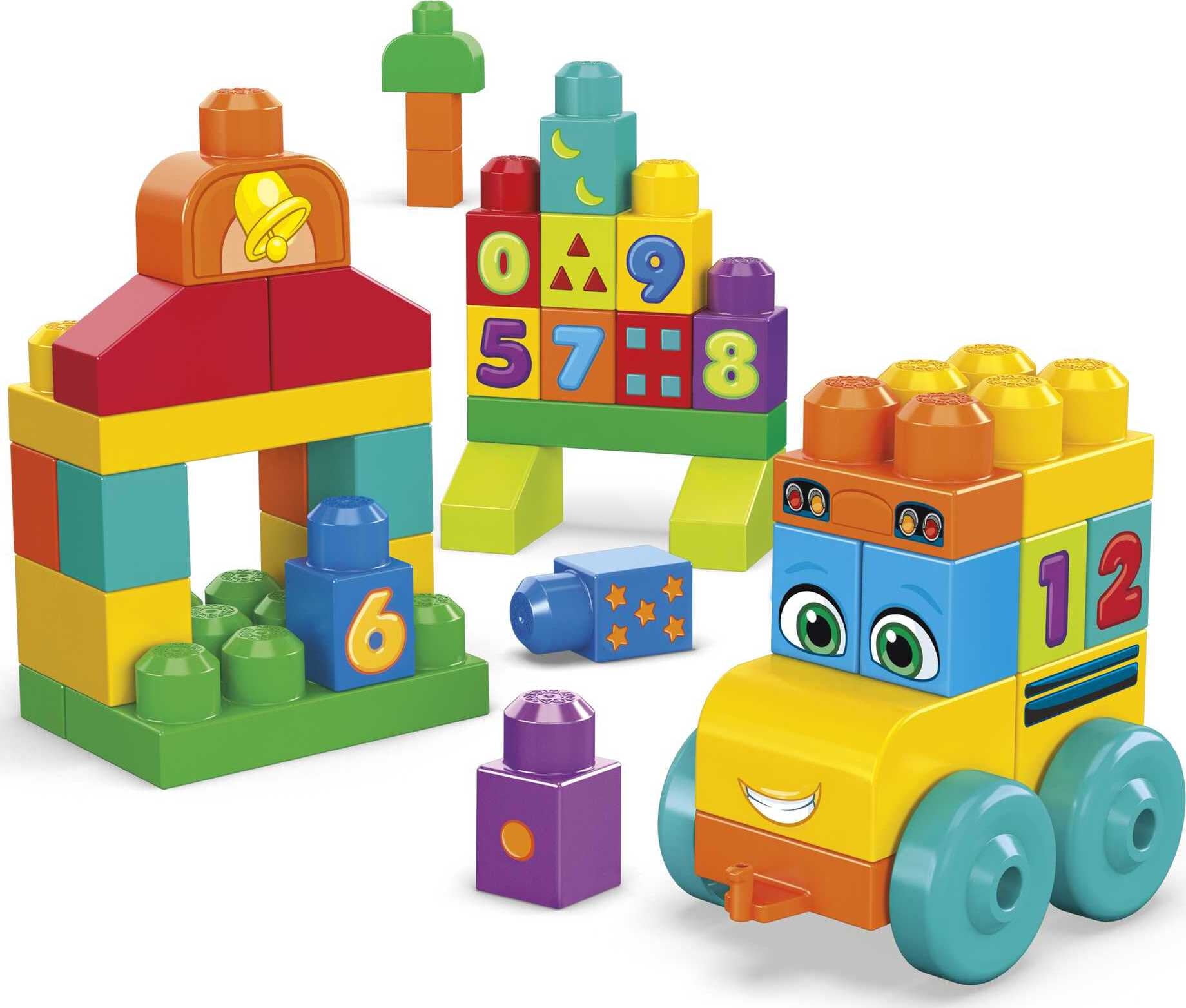Mega bloks sales counting bus