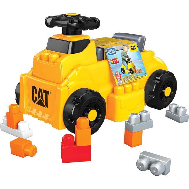 MEGA BLOKS First Builders Cat Toddler Building Blocks Toy Set, Build ‘n