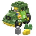 thumbnail image 1 of MEGA BLOKS John Deere Building Toy Blocks Lil' Tractor (6 Pieces) For Toddler with Storage, 1 Figure, 1 of 6