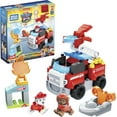 MEGA BLOKS PAW Patrol Marshall's Fire Rescue Truck Building Set for ...