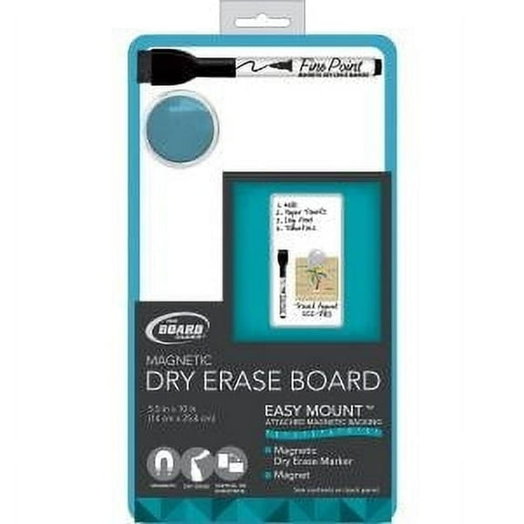 Mattel Board Dudes Magnetic Dry Erase Board, 1 Count, 1 Pack, Frame Color May Vary