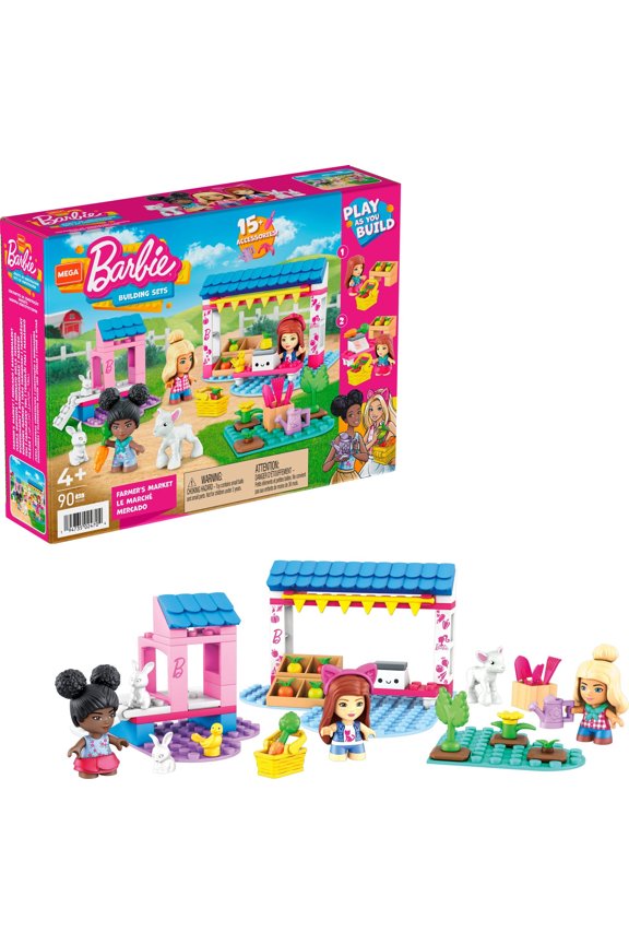 Barbie Farmer's Market Building Set (90 Pieces)
