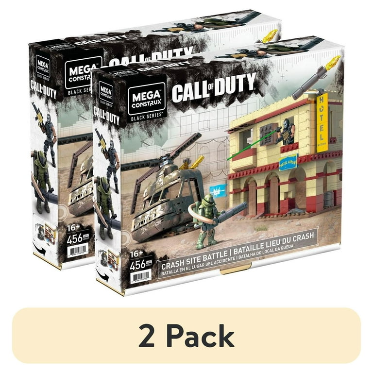 2 pack) MEGA Call of Duty Crash Site Battle Building Toy with 2 Figures  (456 Pieces) 