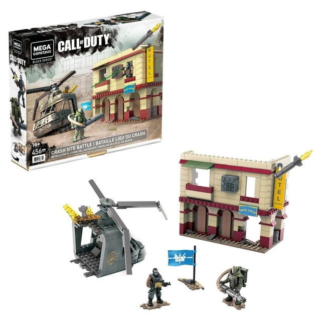 MEGA Call of Duty Crash Site Battle Building Toy with 2 Figures (456 Pieces)