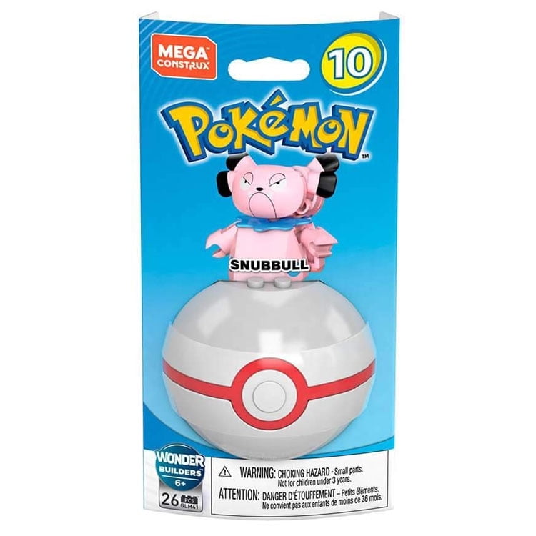 MEGA Construx Pokemon Pokeball Set S10 SNUBBULL in Premier Ball (26