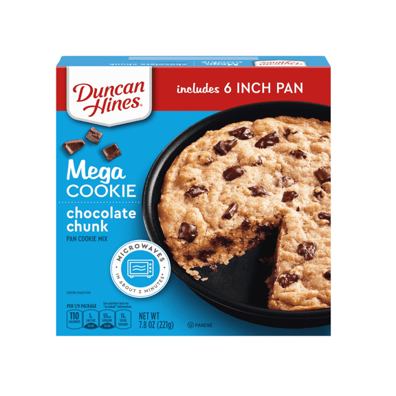 MEGA Cookie Chocolate Chunk Pan Cookie Mix, Kosher, 1 Count, 7.8 oz