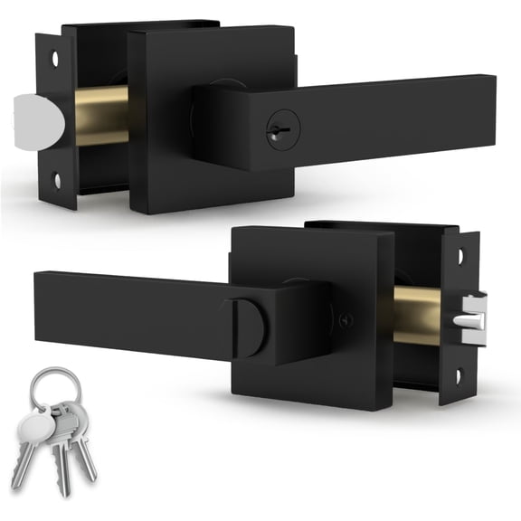 Mega Handles | Robell Entry Lever | Matte Black