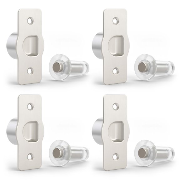 MEGA HANDLES Magnetic Door Stopper, Invisible Concealed Flush Mounted Door Catch, Quick Install Wall Protector, 1.7 Inch
