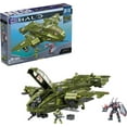 thumbnail image 1 of MEGA Halo Infinite Pelican Inbound Toy Vehicle Building Kit with 3 Figures (2024 Pieces), 1 of 7
