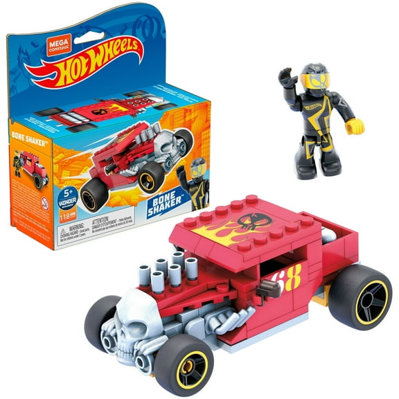 MEGA Hot Wheels Bone Shaker Construction Set, Building Toys for Kids